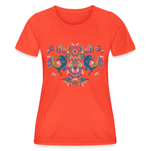 Functioneel T-shirt voor vrouwen - grenadine