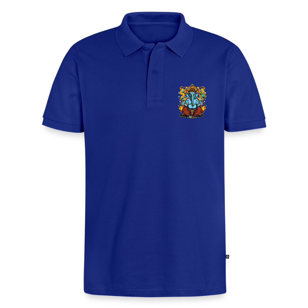 Mannen Premium Bio Poloshirt - koningsblauw
