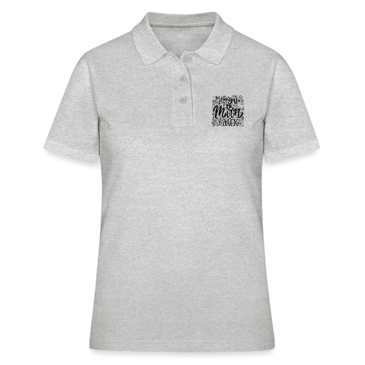 Women's Polo Shirt - grijs gemêleerd