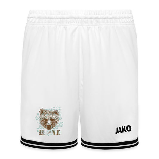 JAKO Kinderbasketbalshort Center 2.0 - wit/zwart