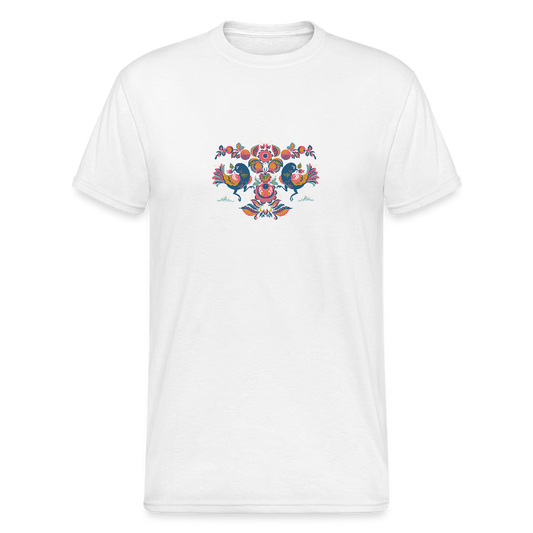 Mannen Gildan Heavy T-shirt - wit