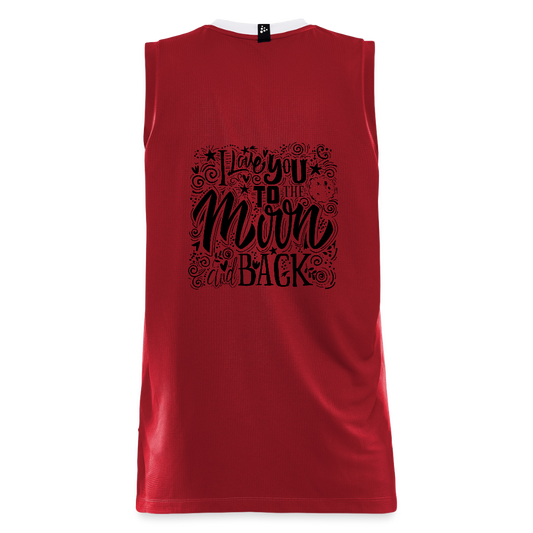 CRAFT Progress mannen basketbalshirt - donkerrood