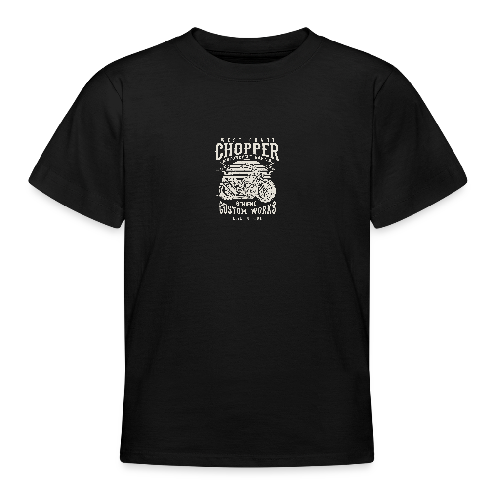 Teenager T-shirt - zwart
