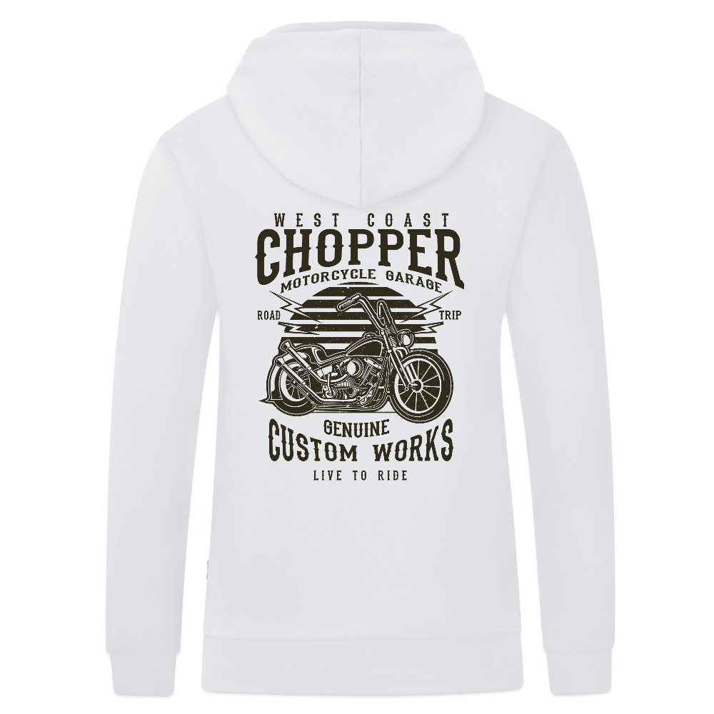 JAKO Ziphoodie Organic - wit
