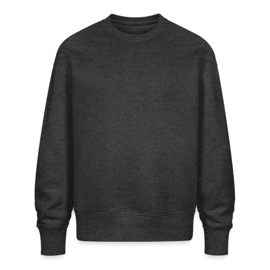 Stanley/Stella Uniseks oversize bio-sweater RADDER - donkergrijs gemêleerd