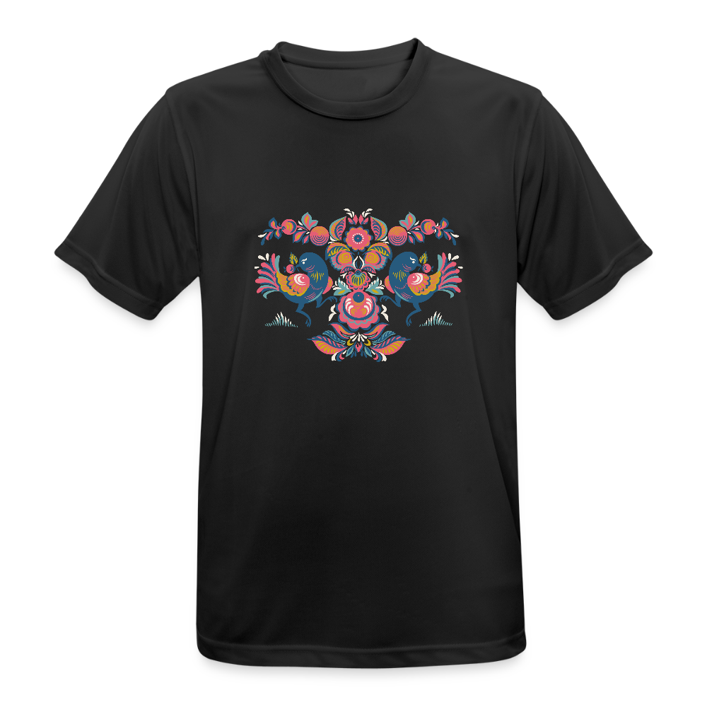 Mannen T-shirt ademend actief - zwart