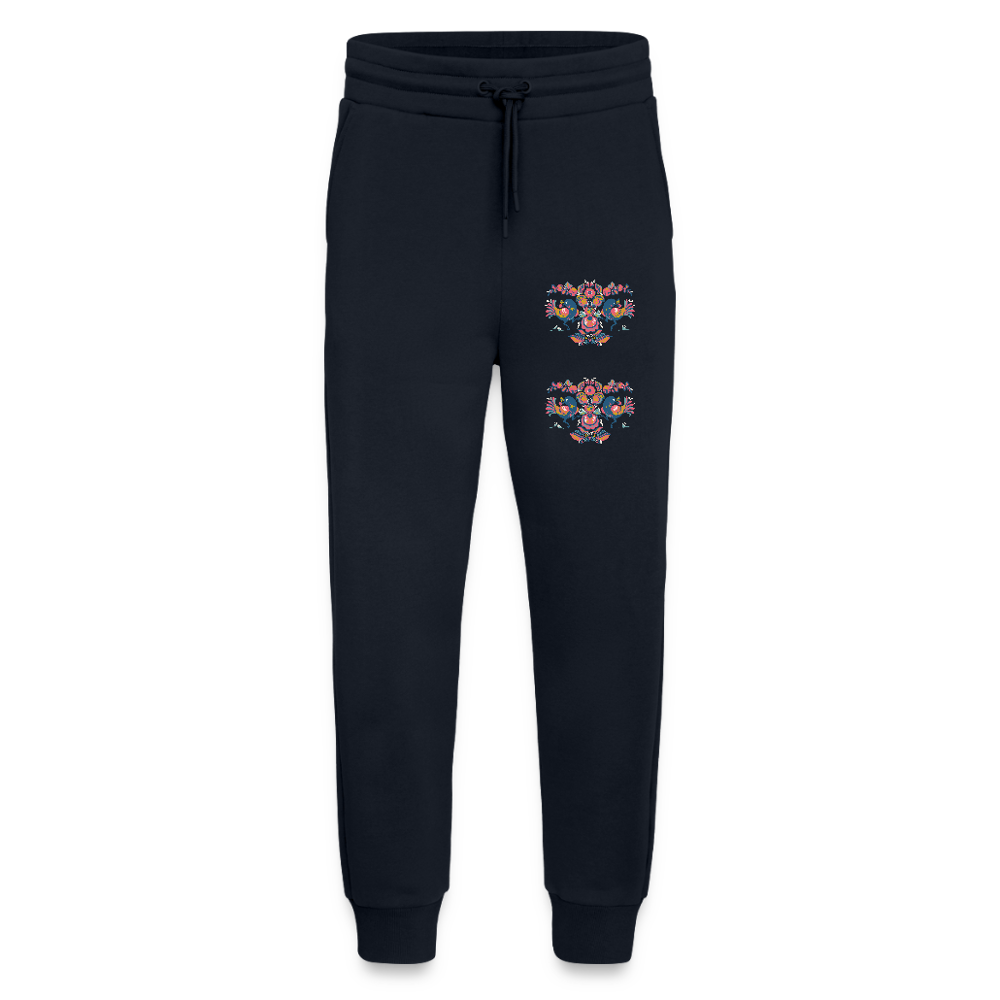 Organic relaxed joggingbroek made in EU - DARK NAVY