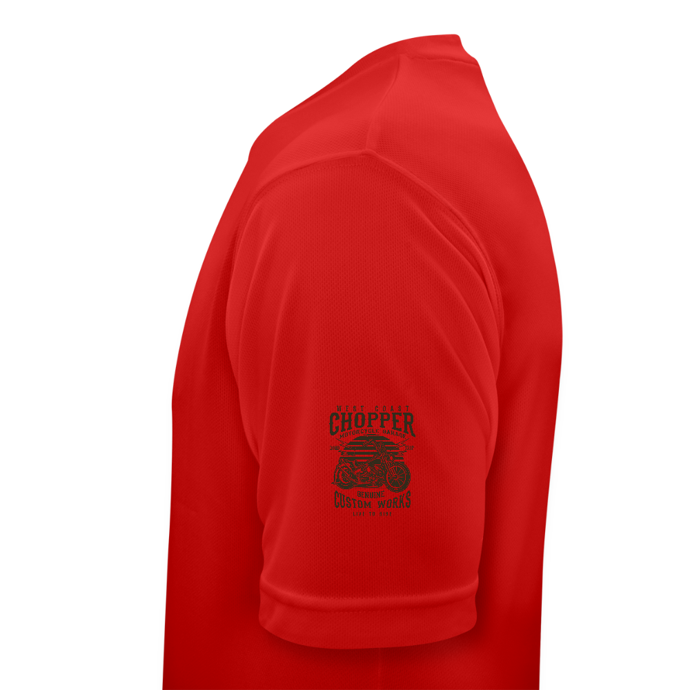 Mannen T-shirt ademend actief - rood