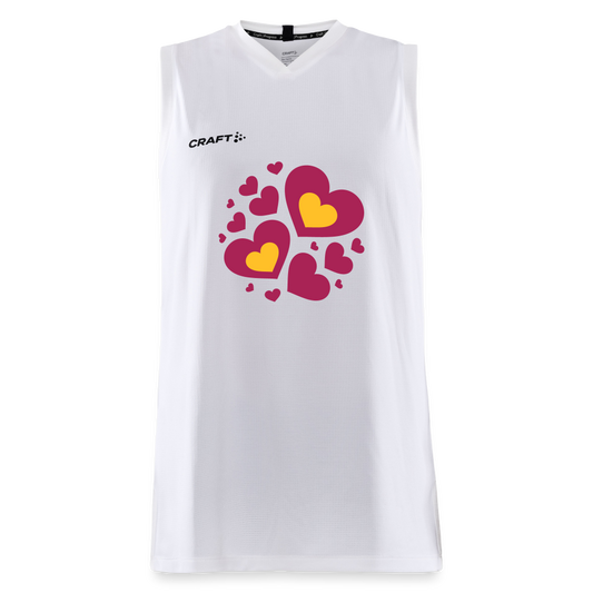 CRAFT Progress kinder-basketbalshirt - wit