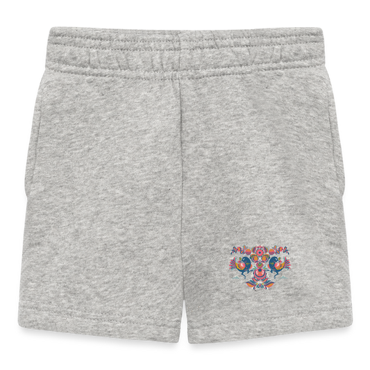 Baby shorts - grijs gemêleerd