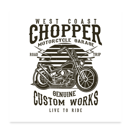 Poster 60x60 cm - wit