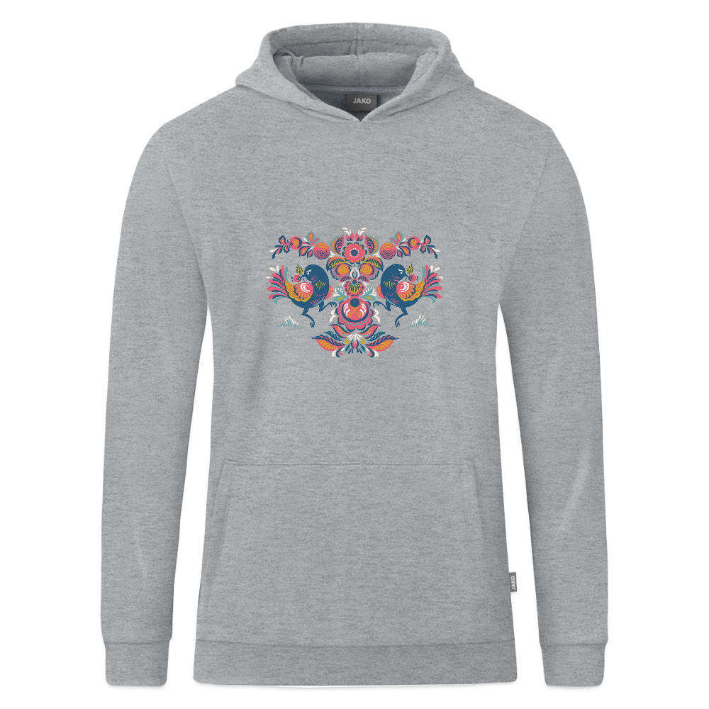 JAKO Kinderhoodie Organic - grijs gemêleerd