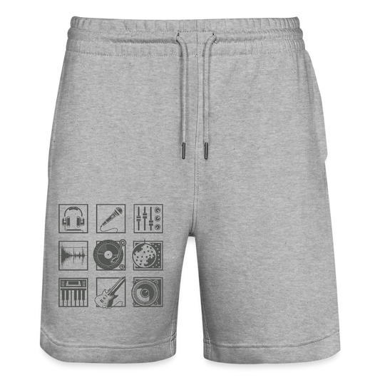 Stanley/Stella uniseks bio-joggingshorts Mover - grijs gemêleerd