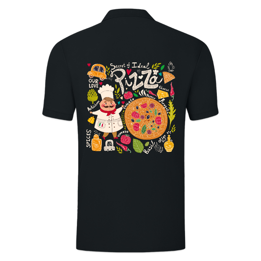 JAKO Mannen Polo Organic - zwart