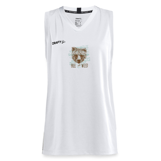 CRAFT Progress vrouwen basketbalshirt - wit