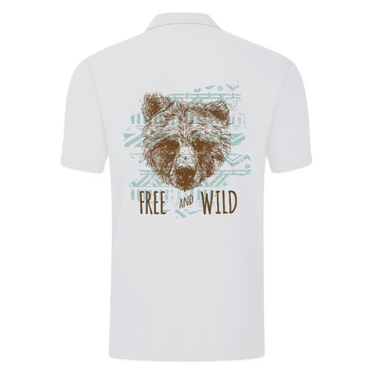 JAKO Mannen Polo Organic - wit