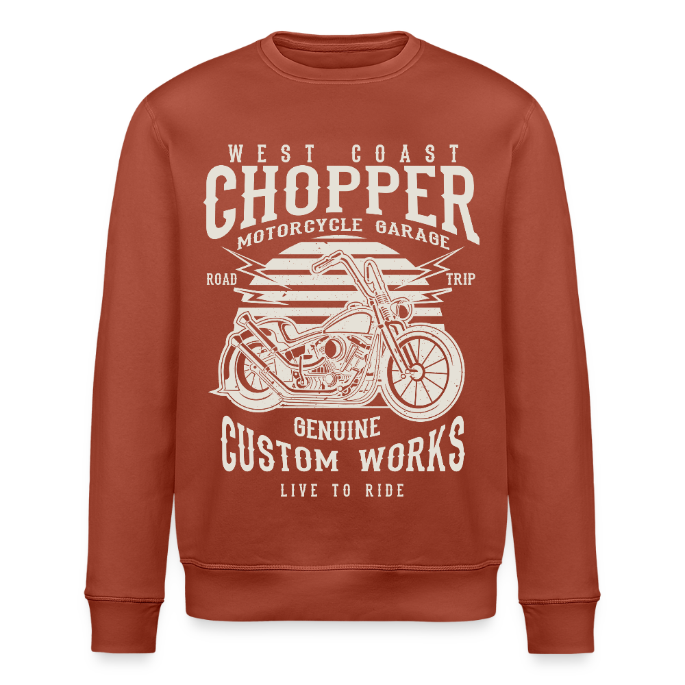 Stanley/Stella Uniseks bio-sweatshirt ROLLER - terracotta