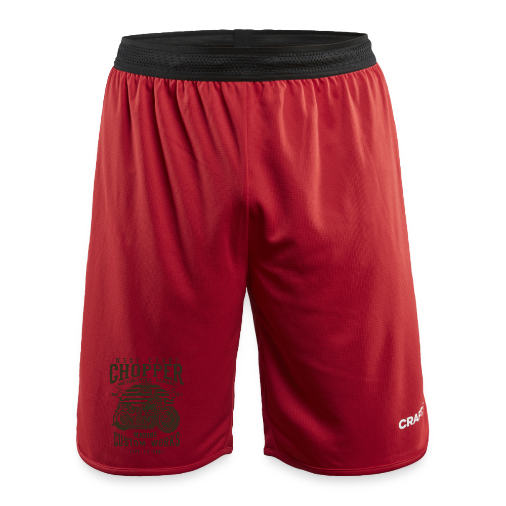 CRAFT Progress kinder-basketbalshorts - donkerrood