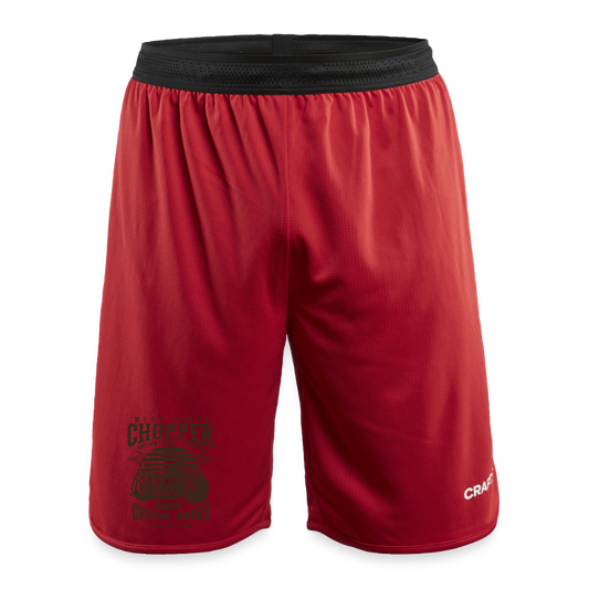 CRAFT Progress kinder-basketbalshorts - donkerrood