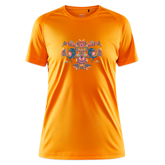CRAFT Core Unify vrouwen training-T-shirt - licht oranje