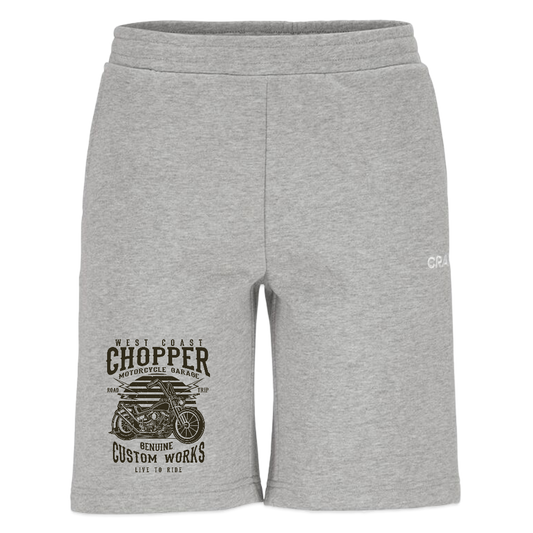CRAFT Community 2.0 sweatshorts - grijs gemêleerd
