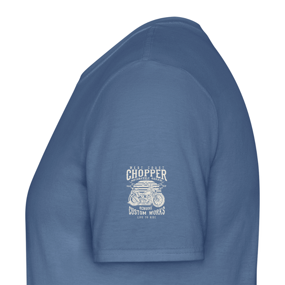 Mannen T-shirt - duifblauw 