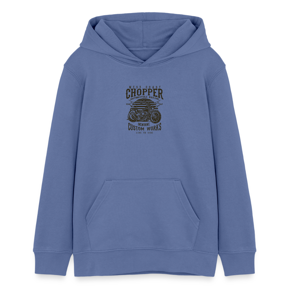 Stanley/Stella Tiener bio-hoodie Mini Cruiser - blauw