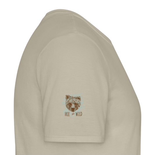 Mannen T-shirt - zandbeige