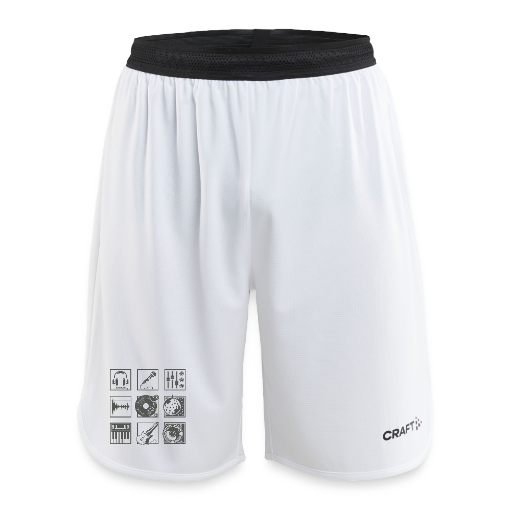 CRAFT Progress kinder-basketbalshorts - wit