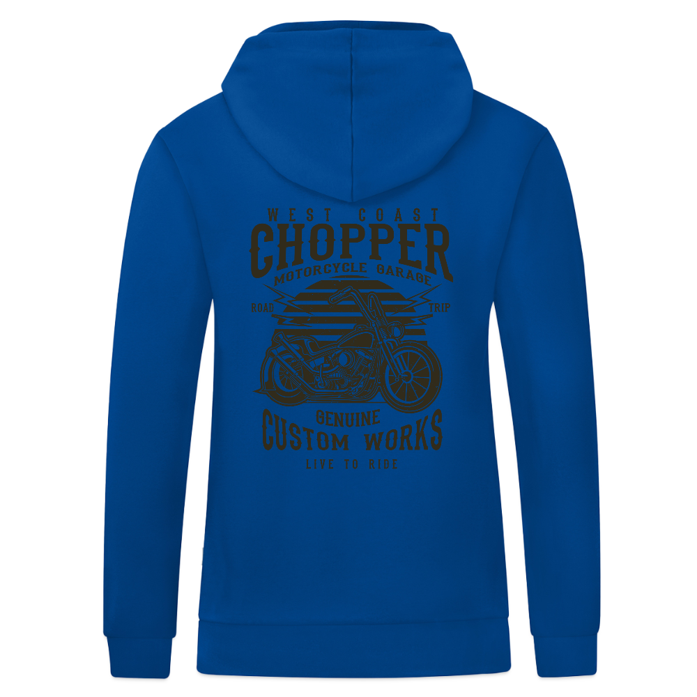 JAKO Ziphoodie Organic - blauw
