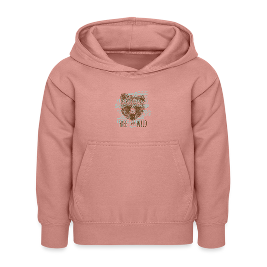 Kinderhoodie - altrosa