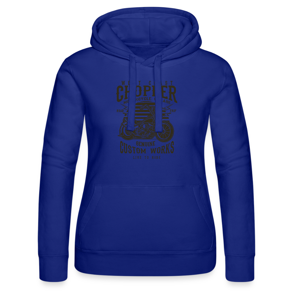 Vrouwenhoodie van Russell - koningsblauw