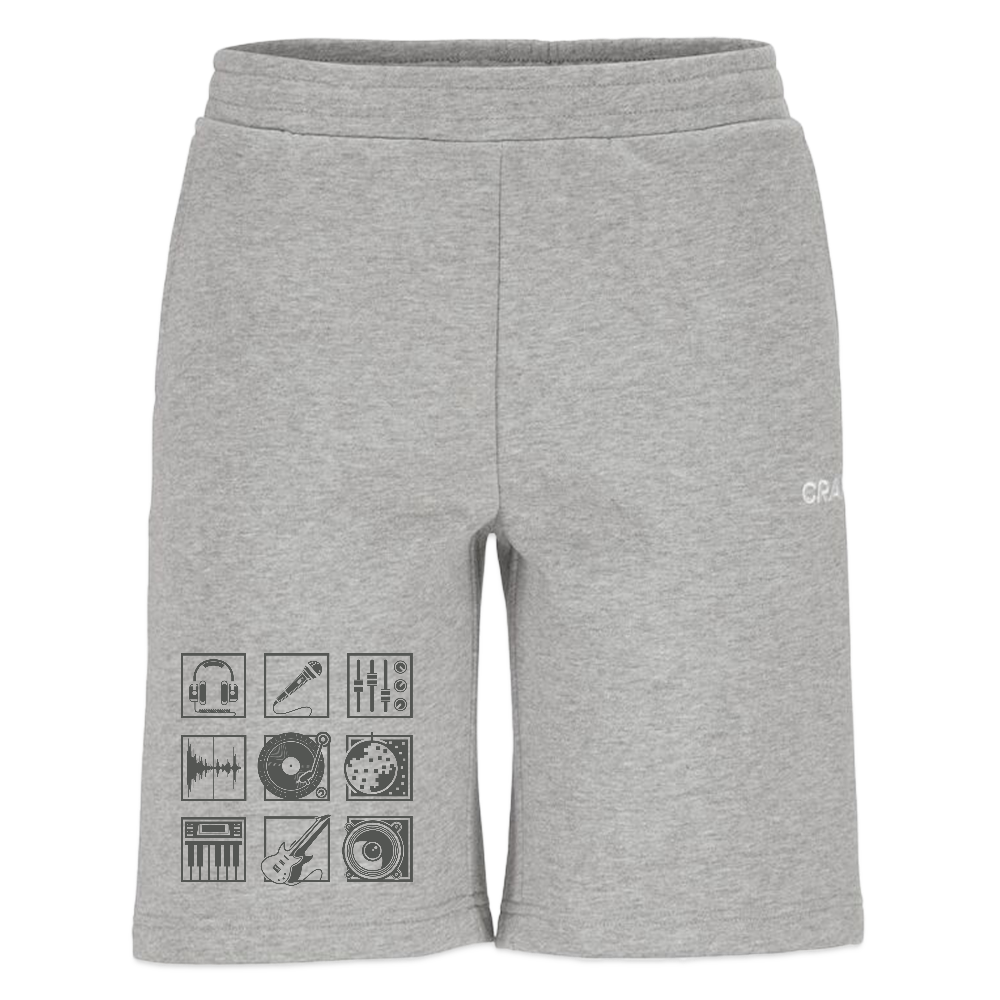 CRAFT Community 2.0 sweatshorts - grijs gemêleerd