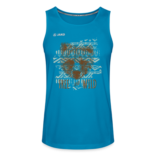 JAKO Mannen tanktop Run 2.0 - saffierblauw