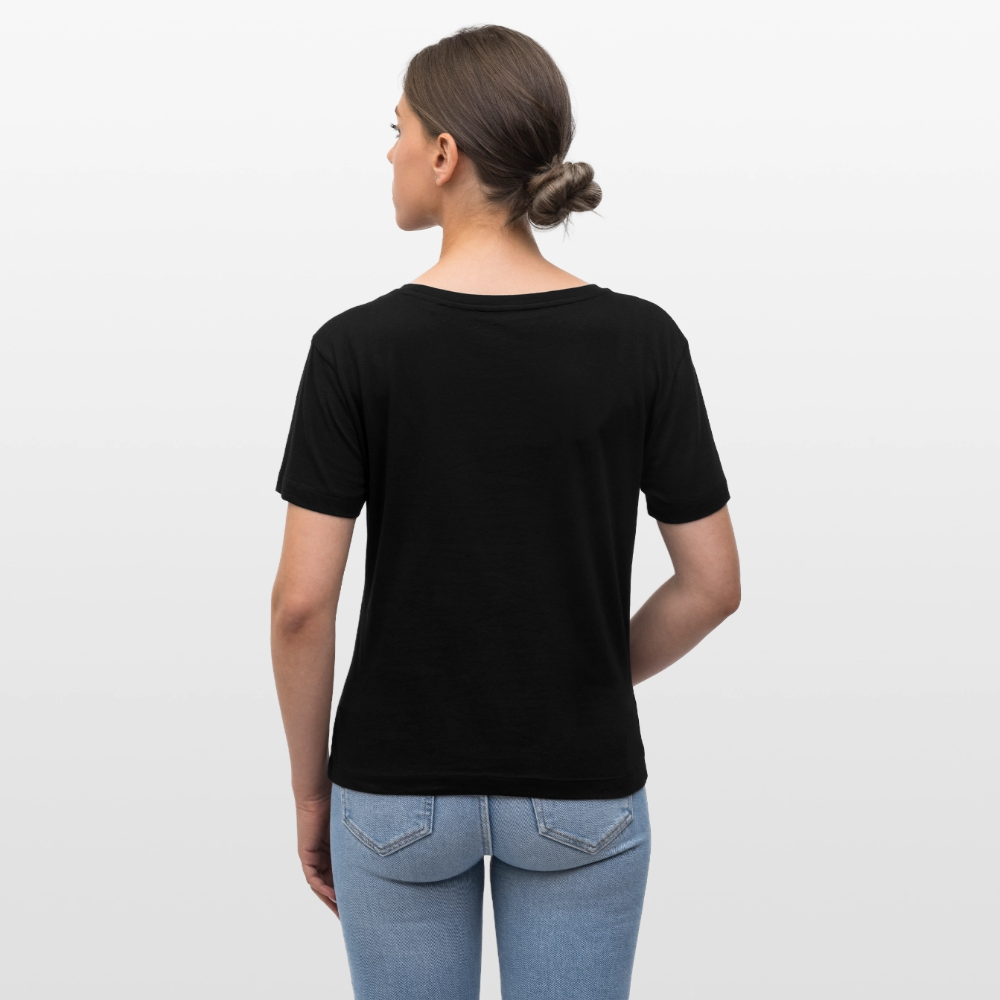 Stanley/Stella Relaxed vrouwen bio-T-shirt met ronde hals SERENA - zwart