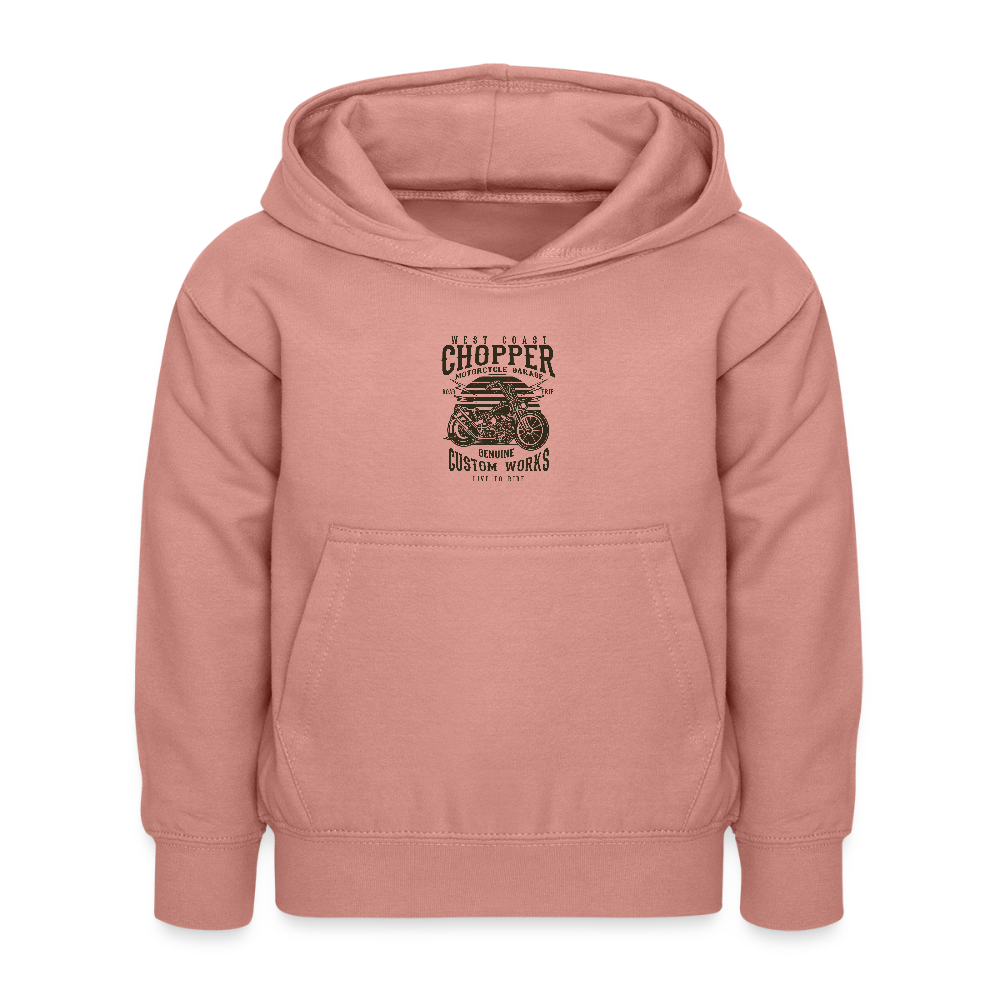 Kinderhoodie - altrosa