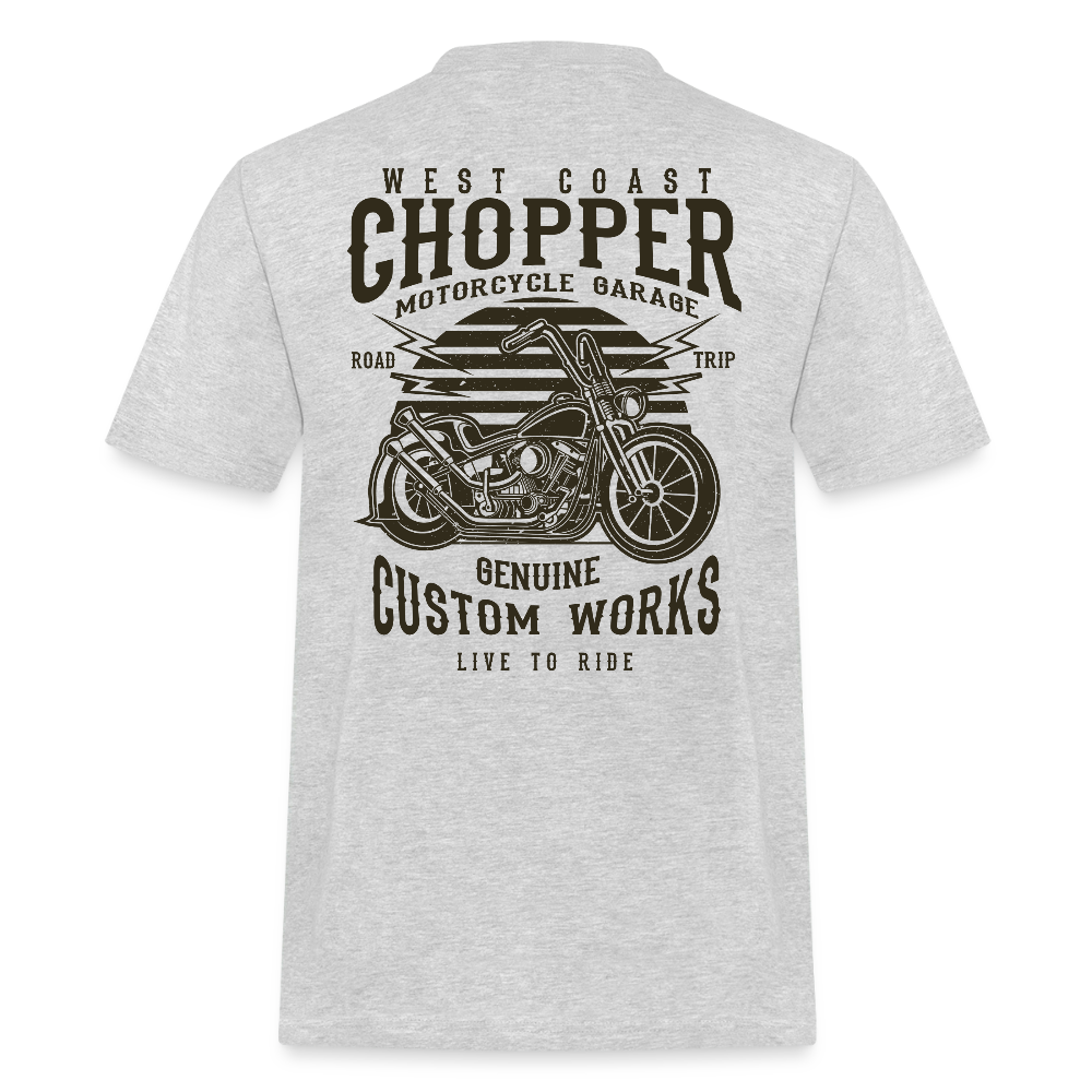 Mannen Workwear T-shirt - grijs gemêleerd