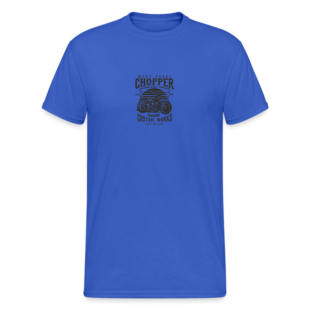 Mannen Gildan Heavy T-shirt - koningsblauw