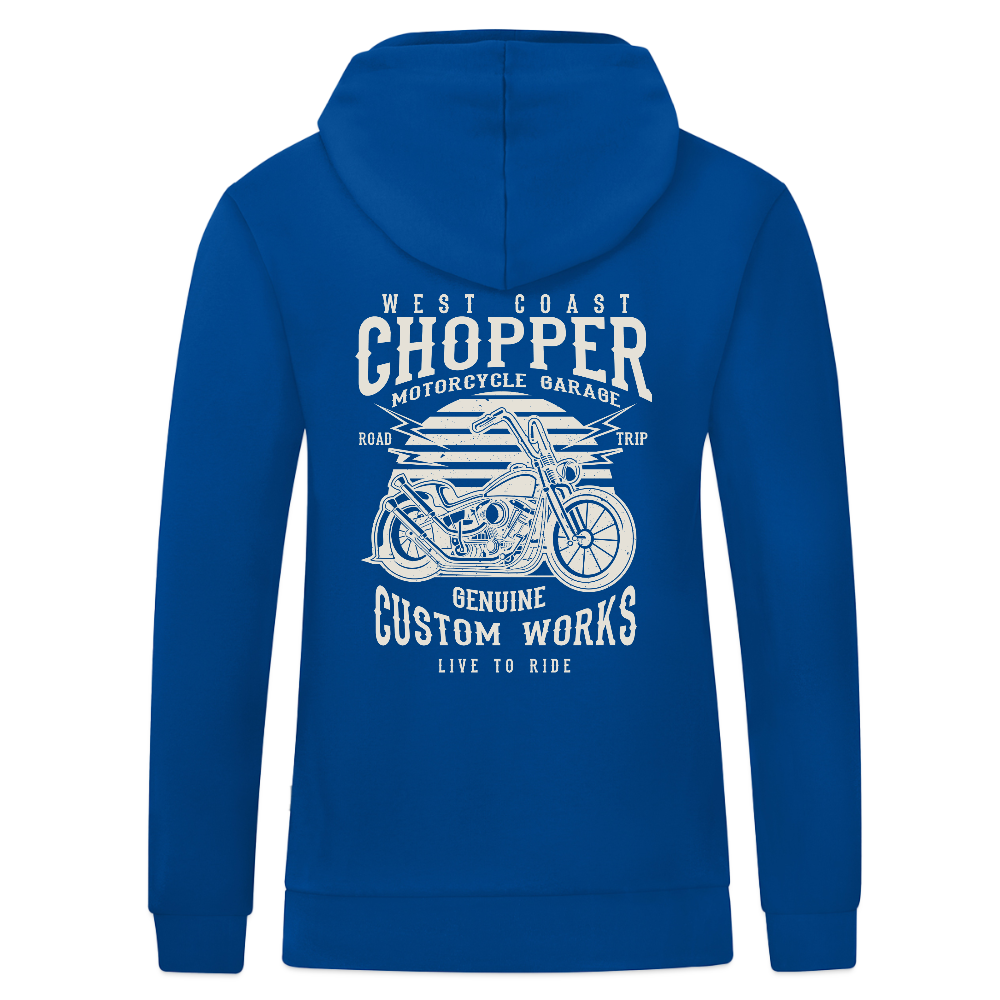 JAKO Ziphoodie Organic - blauw