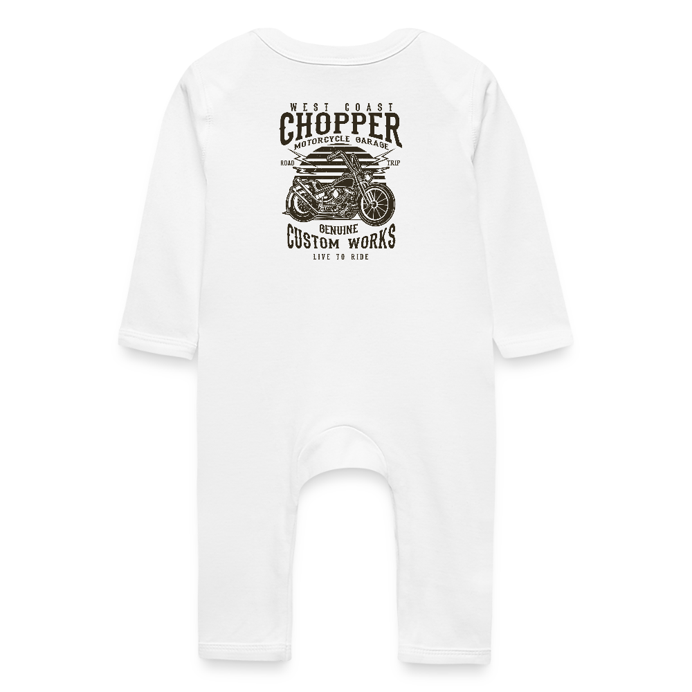 Baby bio kruippakje - wit