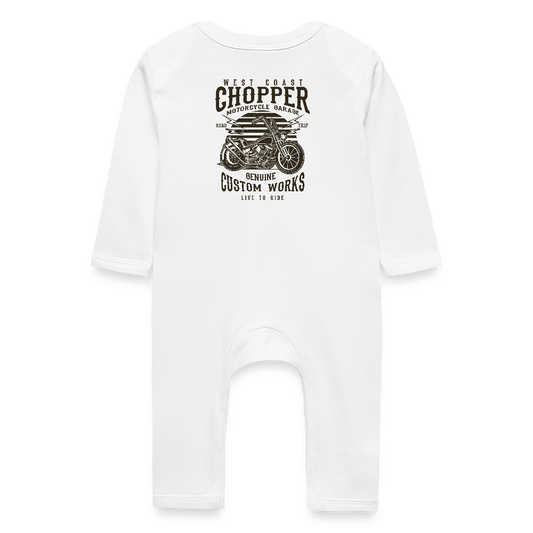 Baby bio kruippakje - wit