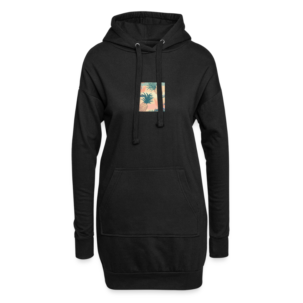Hoodiejurk - zwart