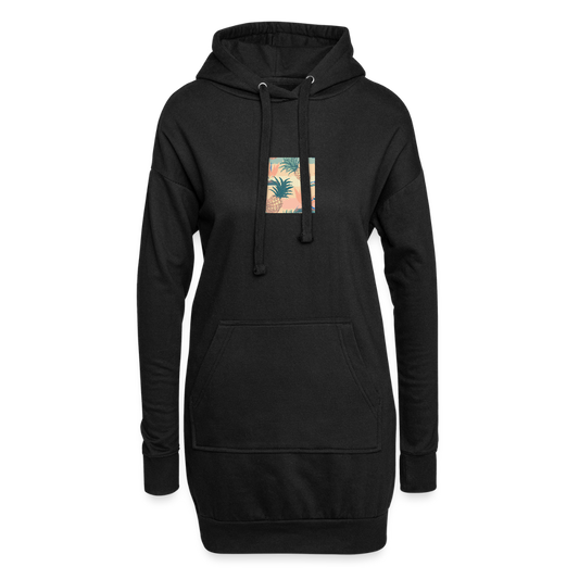 Hoodiejurk - zwart
