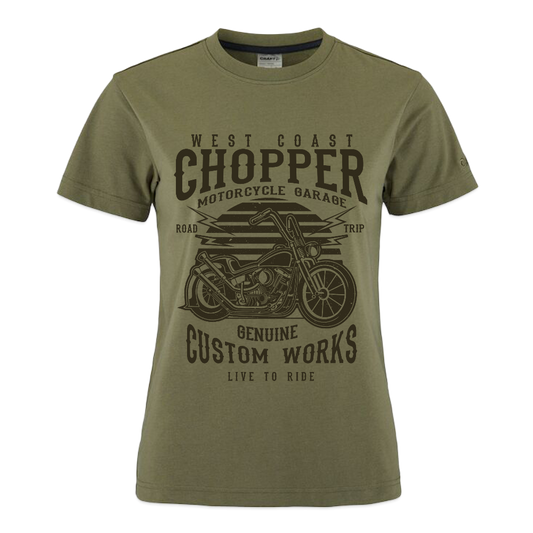 CRAFT Community 2.0 vrouwen T-shirt - mosgroen