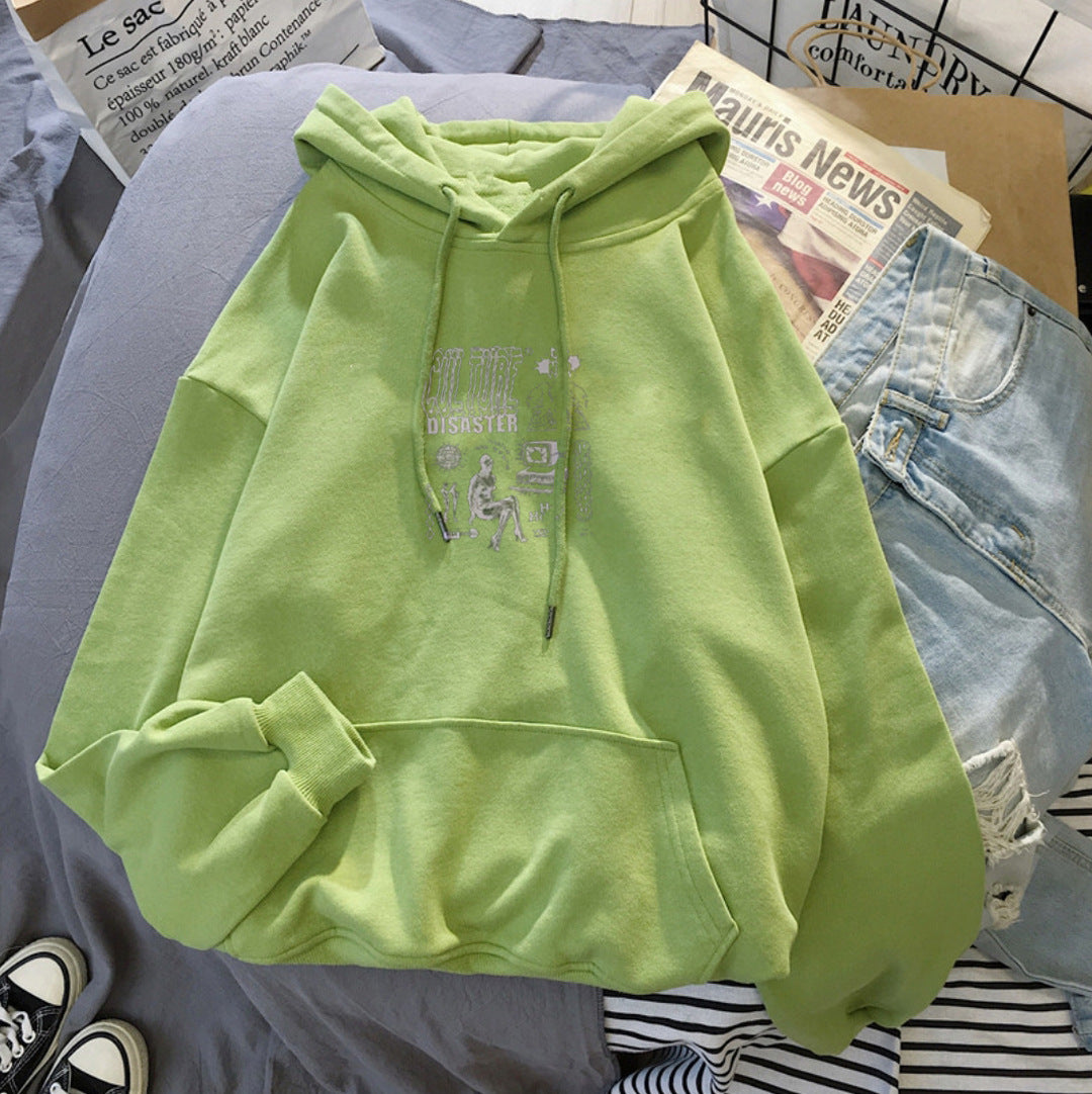 Dames fluwelen verdikte hoodies