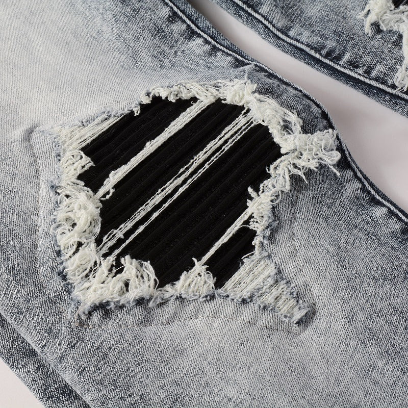 American Desinger Trendy Retro Ripped Jeans voor Heren & Jongens