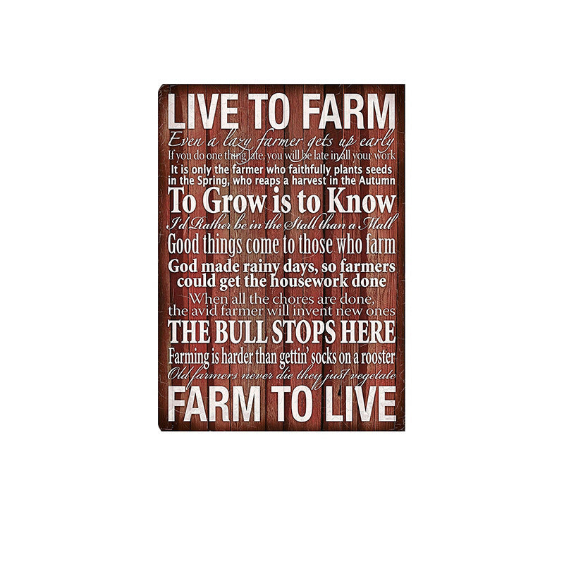 Amerikaanse retro nostalgische creatieve kentekenplaat ijzeren schilderij