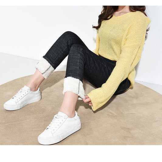 Trendy Lamsleren Jeans voor Dames & Meisjes