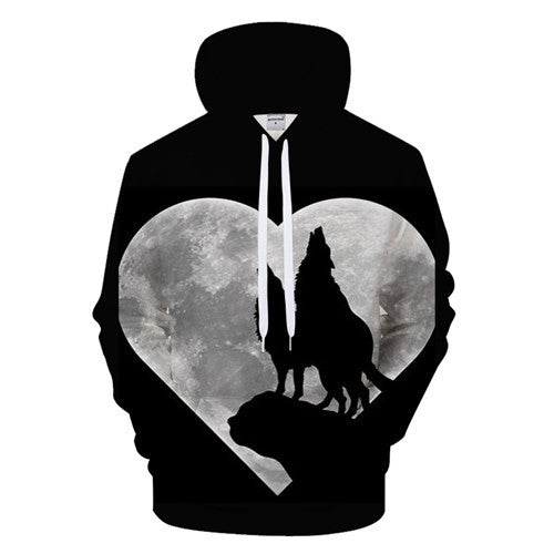 Hoodie met digitale print
