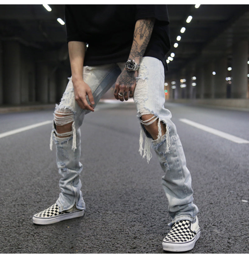 High Street Ripped Jeans voor Heren/ Jongens